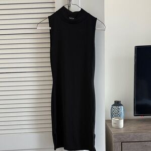Nasty Gal Ribbed Turtleneck Sleeveless Mini Dress